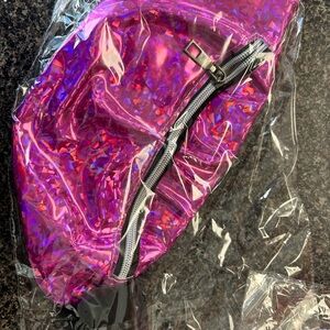 Pink Holographic Fanny Packs From my Daughter brand @Shopicandycollection on IG